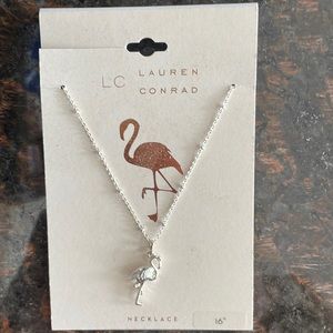 Lauren Conrad flamingo necklace 16 inches